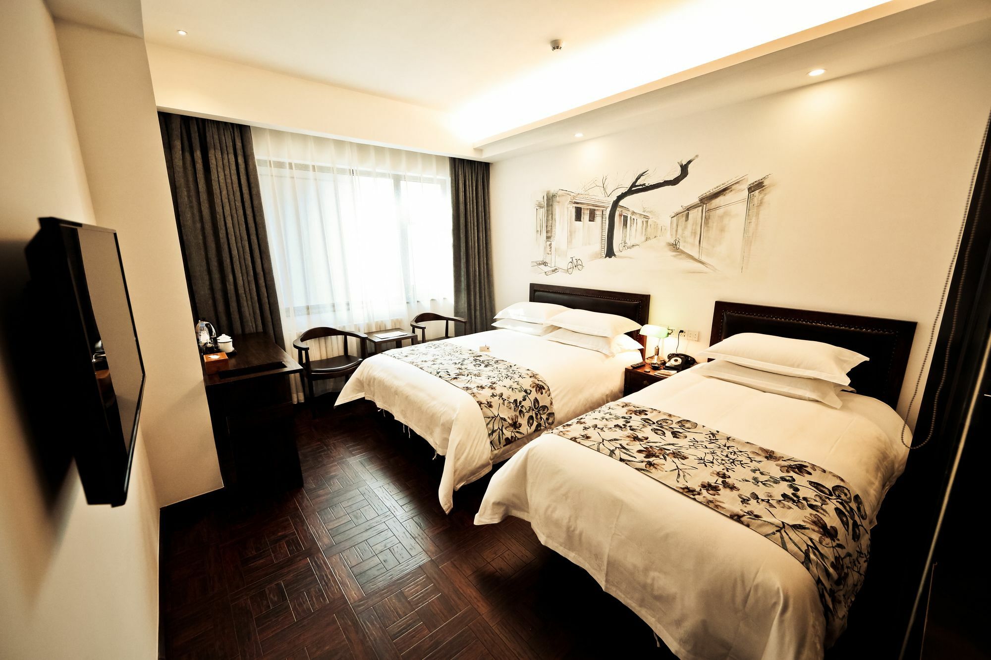 Nost Algia Hotel Near Beijing Panjiayuan Antique Market- Beijing Happy Valley, Cbd, China Zun And Sanlitun, Tian'Anmen Square, Free Ice Cream, Mineral Water, Coffee, Snacks And Laundry Service, Free Gymnastic, English Communication Well Luaran gambar