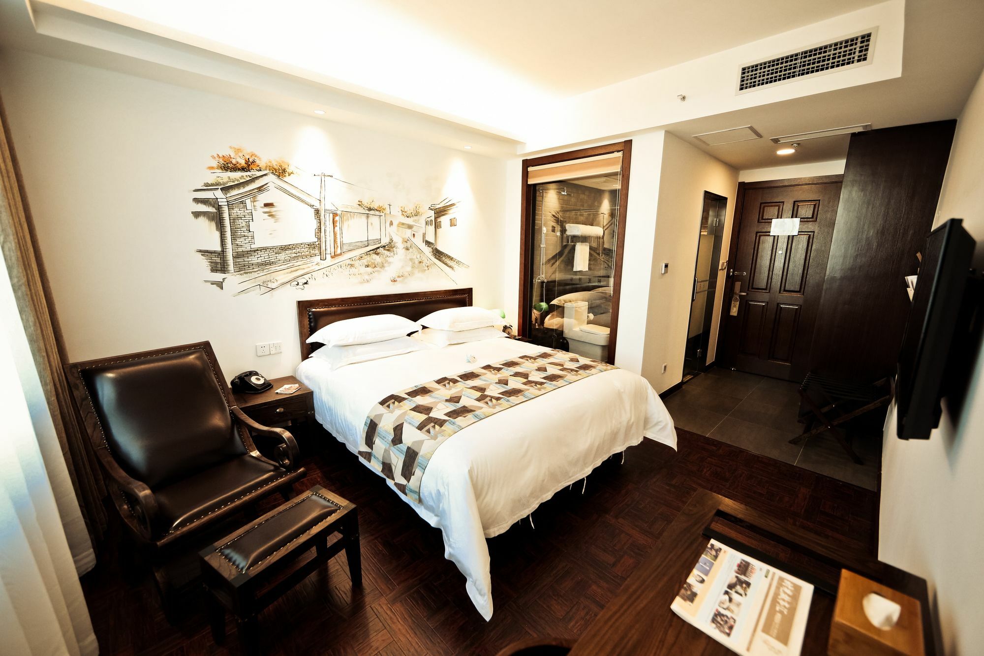 Nost Algia Hotel Near Beijing Panjiayuan Antique Market- Beijing Happy Valley, Cbd, China Zun And Sanlitun, Tian'Anmen Square, Free Ice Cream, Mineral Water, Coffee, Snacks And Laundry Service, Free Gymnastic, English Communication Well Luaran gambar